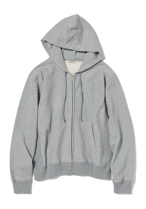 sweatshirt smooth soft bd woman grey AURALEE | A25SP04TUTOP GRAY